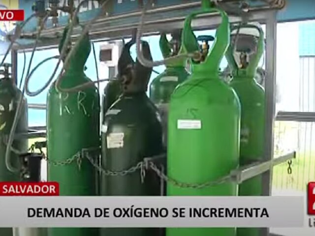 Villa el Salvador: se incrementa demanda de oxígeno debido a tercera ola de COVID-19