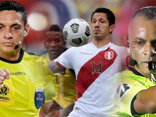 ¡Jueces confirmados! Ellos serán los árbitros para los partidos de Perú ante Colombia y Ecuador