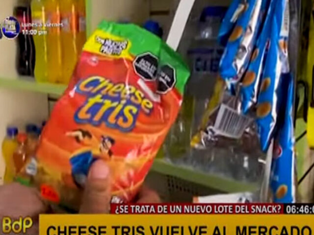 Cheese Tris vuelve a ser comercializado tras obtener autorización de Indecopi