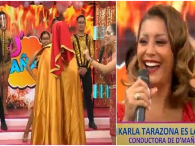 Karla Tarazona es presentada como la nueva conductora de D' Mañana