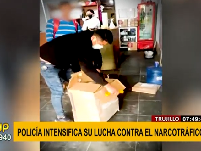 Trujillo: PNP intensifica su lucha contra el narcotráfico en lo que va del año