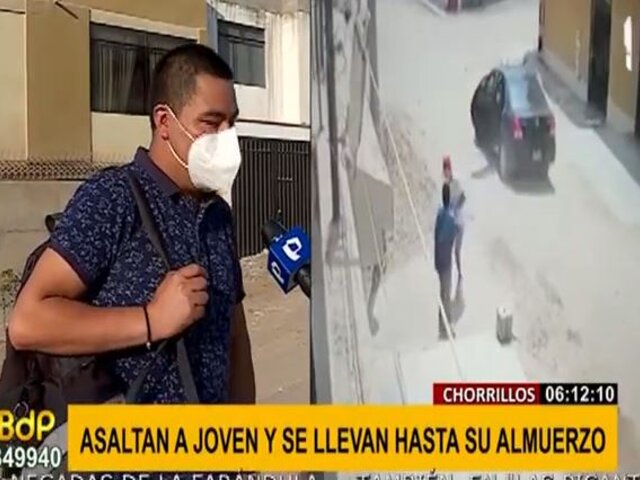 Chorrillos: vecinos denuncian ola de asaltos al paso en motos y automóviles