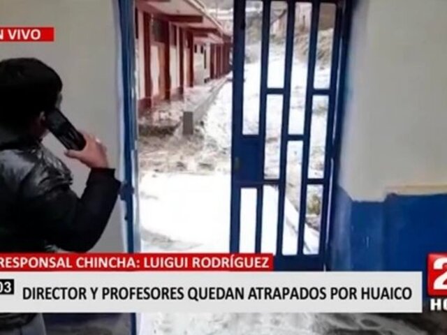 Chincha: huaico que atrapó a trabajadores de colegio dejó 80 familias damnificadas