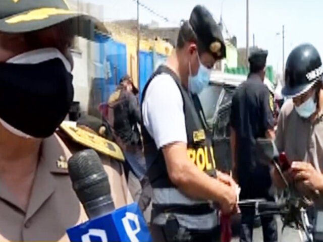 Cercado de Lima: Policía interviene a más de 20 motociclistas en operativo