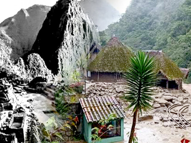 Huaico en Aguas Calientes: negocios y vÃ­a fÃ©rrea Ollantaytambo-Machu Picchu quedan afectados