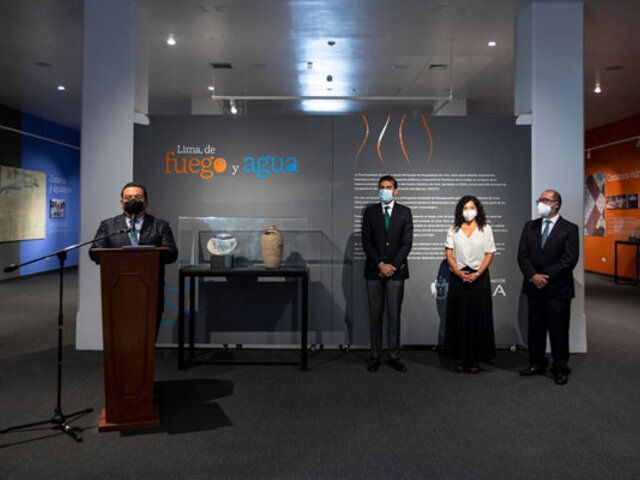 MML inaugura exposición documental “Lima, de fuego y agua”