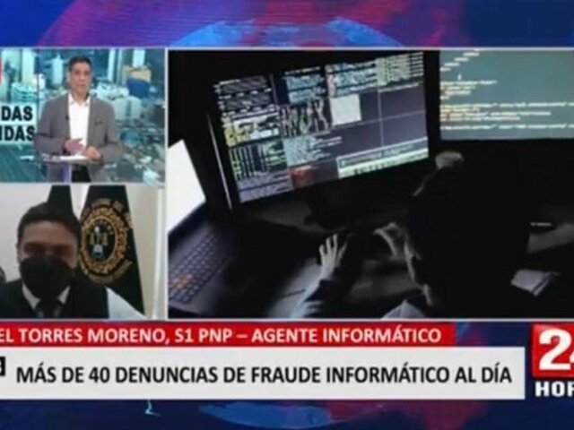PNP recibe más de 40 denuncias al día por fraude informático