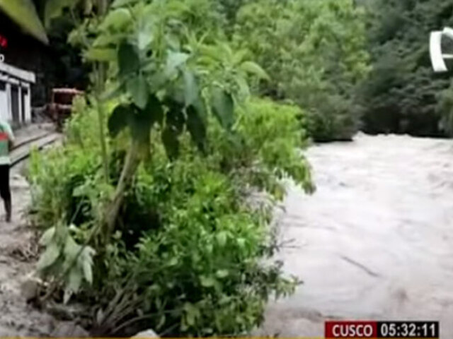 Cusco: alerta por aumento del caudal del río Vilcanota a causa de las intensas lluvias