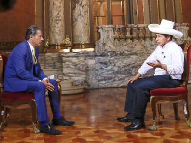 Expertos analizan las respuestas del presidente Castillo en la primera entrevista internacional
