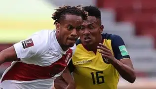 Perú empató 1-1 ante Ecuador por la decimosexta fecha de las Eliminatorias rumbo a Qatar 2022