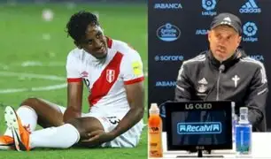 DT de Celta molesto con Perú por lesión de  Renato Tapia: "parece que somos taller mecánico"