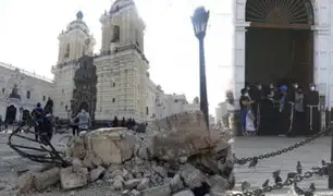 Frailes franciscanos denunciarán a municipio de Lima por demoler muro perimétrico de su iglesia