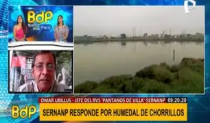 Sernanp descarta que humedal Delicias de Villa está muriendo: "Es la estacionalidad"