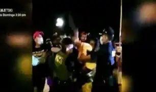 Chorrillos: Jóvenes en estado de ebriedad golpean a policía
