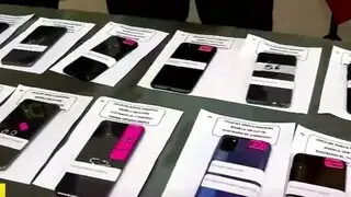 Las Malvinas: Policía devuelve más de 5 mil celulares recuperados a propietarios