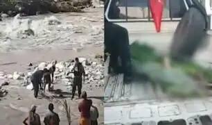 Chanchamayo: hallan cuerpo cercenado de un hombre en el río Tarma