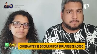 Youtubers Ricardo Mendoza y Norka Gaspar se disculpan tras burlarse de agresión sexual a niña