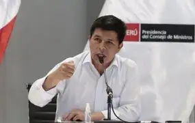 Presidente Pedro Castillo asegura que no quiere cerrar el Congreso y que el 2026 dejará el poder