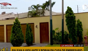 Impactantes imágenes: en feroz balacera termina asalto a casa de empresario en La Molina