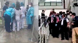 Hospital Emergencia Ate niega el encierro de personal durante visita del ministro de Salud