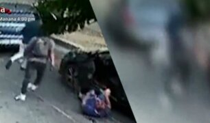 Breña: vecinos tiran piedras a delincuentes que asaltaron a conductor