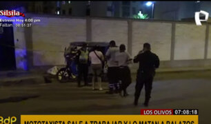 Ajuste de cuentas: mototaxista fue asesinado a balazos en Los Olivos