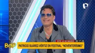 Patricio Suárez Vertiz estará en Festival Noventerísimo: "La música de los 90 no muere aún"