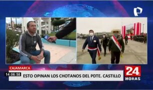 Pedro Castillo: Pobladores de Chota se pronuncian sobre su gobierno