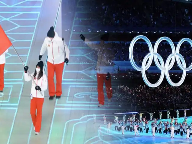 Perú desfiló en la inauguración de los Juegos Olímpicos de Invierno Beijing 2022