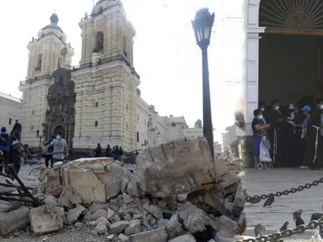 Frailes franciscanos denunciarán a municipio de Lima por demoler muro perimétrico de su iglesia