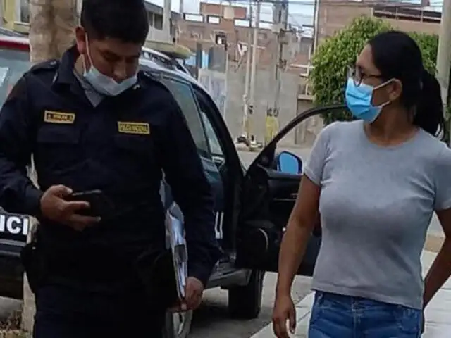 Chiclayo: intervienen a mujer policía por golpear a expareja y causar destrozos en su vivienda
