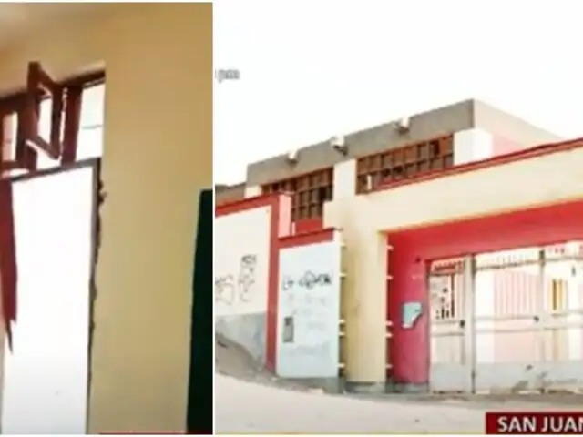 SJM: colegio abandonado y que nunca fue inaugurado fue saqueado por delincuentes