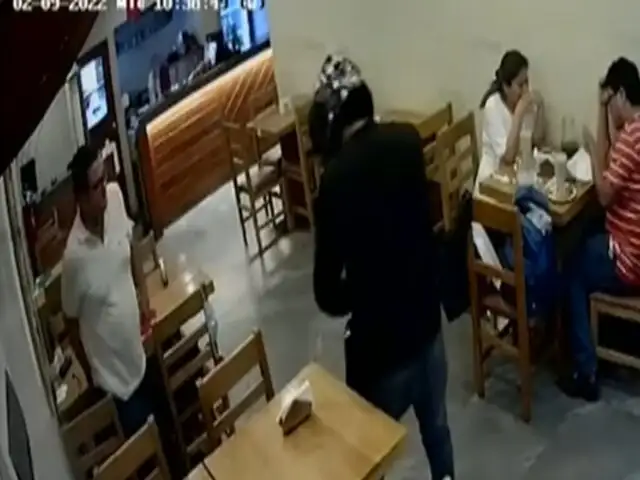 Miraflores: impactantes imágenes de asalto a comensales y trabajadores de restaurante