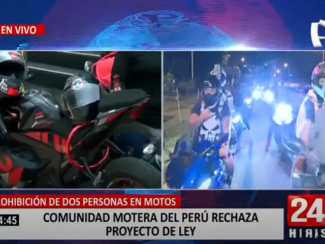Comunidad motera del Perú rechaza proyecto de ley que prohíbe pasajeros en moto