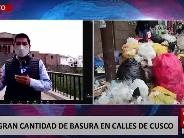 Cusco: gran cantidad de basura en las calles de la ciudad imperial