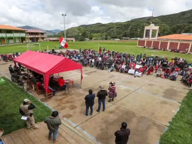 Las Bambas: comuneros de Chumbivilcas levantan medida de fuerza tras acuerdos con Gobierno