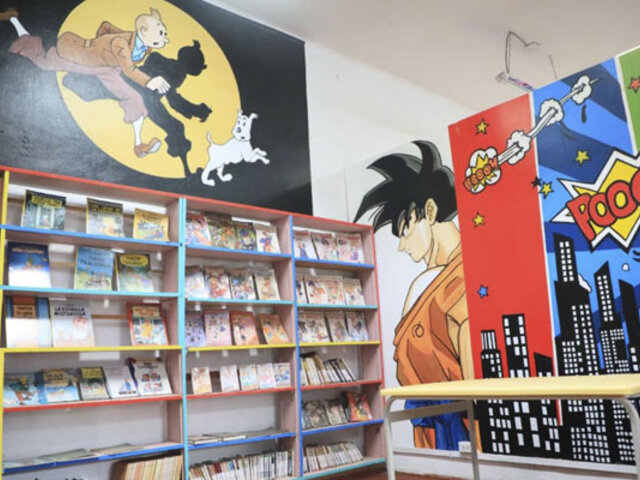 La Comicteca: municipio del Callao inaugura sala dedicada a conocidos personajes animados