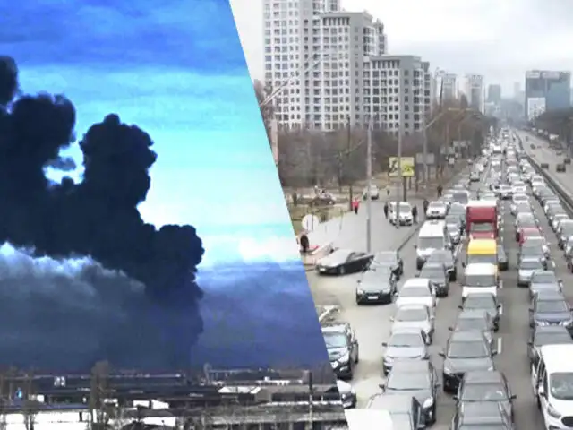Ataque a Ucrania: Así amaneció Kiev tras bombardeo de fuerzas militares rusas