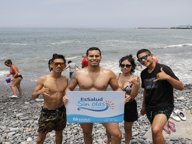EsSalud tomará 2 000 pruebas COVID-19 este fin semana en playas y parques zonales de Lima