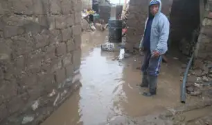 Intensas lluvias dejan decenas de damnificados en tres distritos de Arequipa