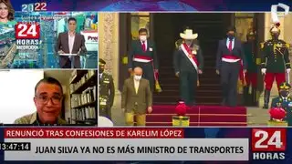 Iván García: Las declaraciones de Karelim López decantaron la salida de Juan Silva del MTC