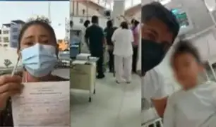 Denuncian negligencia médica contra bebé de 1 año en Hospital María Auxiliadora