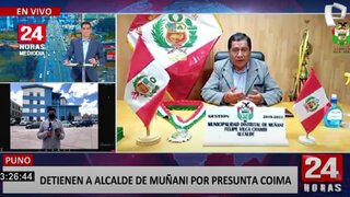 Detienen a alcalde de distrito de Puno por exigir coima a empresario