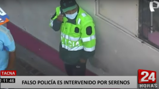 Tacna: intervienen a sujeto que se hacía pasar por policía