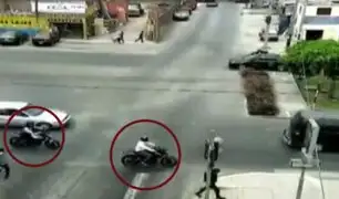 Se adelantan a la norma: delincuentes ahora utilizan dos motos para asaltar en La Molina