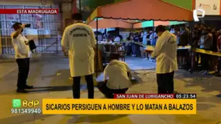 San Juan de Lurigancho: sicarios en moto asesinan a balazos a hombre