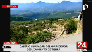 Desastre en Amazonas: Huaico desaparece todo un caserío en la selva
