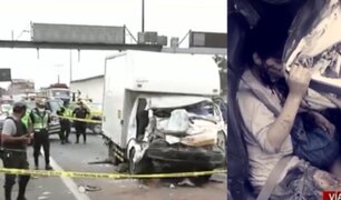 Vía de Evitamiento: muere conductor de furgoneta tras chocar con tráiler