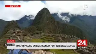 Cusco: Siguen las intensas lluvias en Machu Picchu