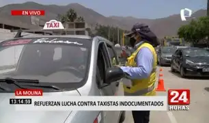 La Molina: Despliegan operativo contra taxistas informales